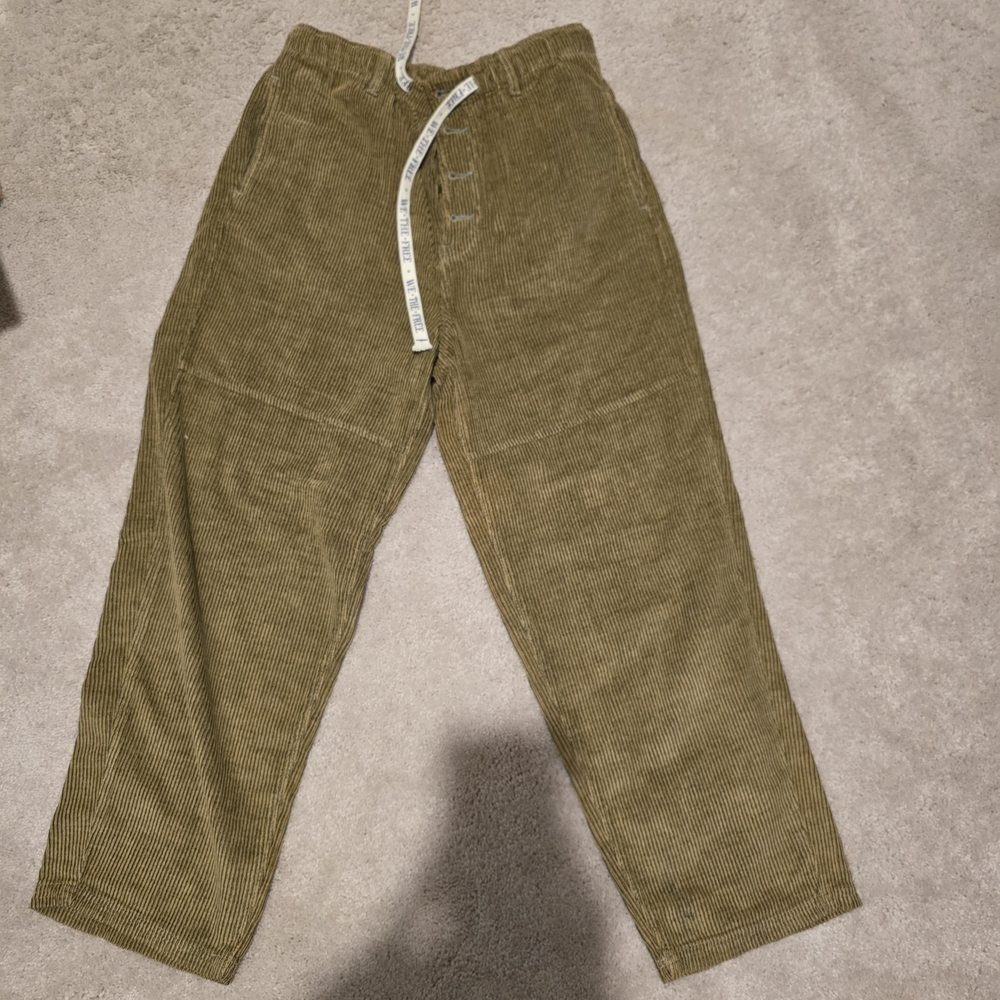We The Free Roscoe Olive Cord Jeans Medium
